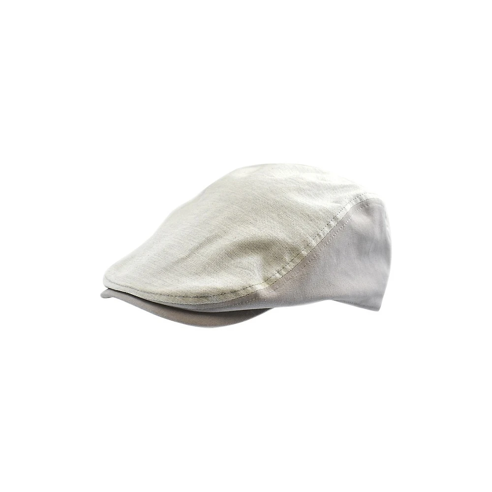 Textured Stretch Ivy Cap With Contrast Sides