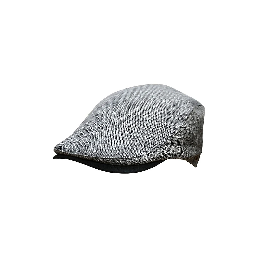 Textured Two-Tone Banded Ivy Cap