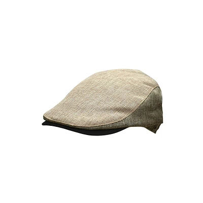 Textured Two-Tone Banded Ivy Cap