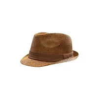 Band & Loop Woven Paper Fedora