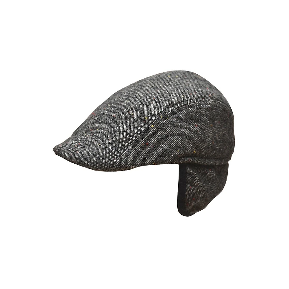 Tweed Duckbill Ivy Earband Cap