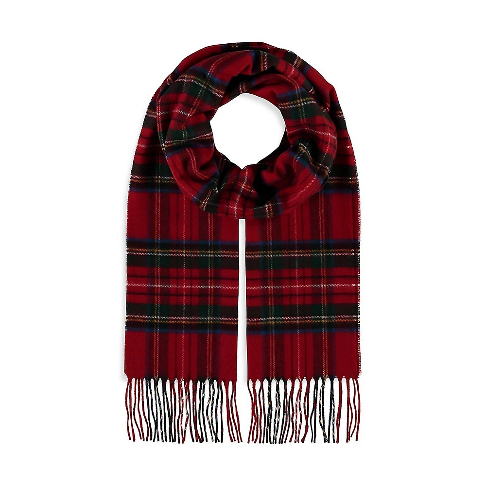 Fringed Tartan Scarf