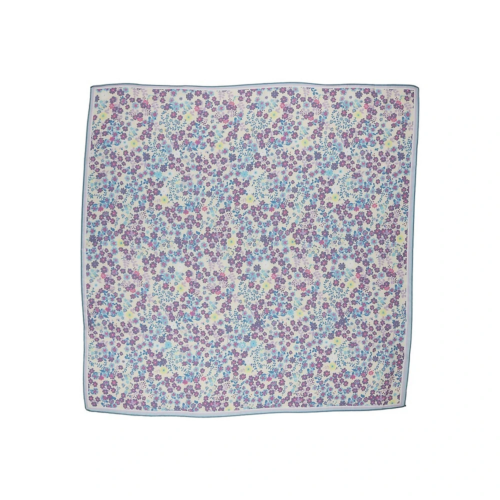 Mini Floral Square Scarf