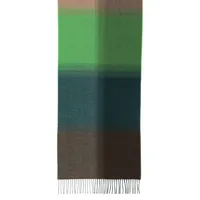 Gradiant-Block Wool Scarf