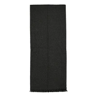 Écharpe à chevrons et franges