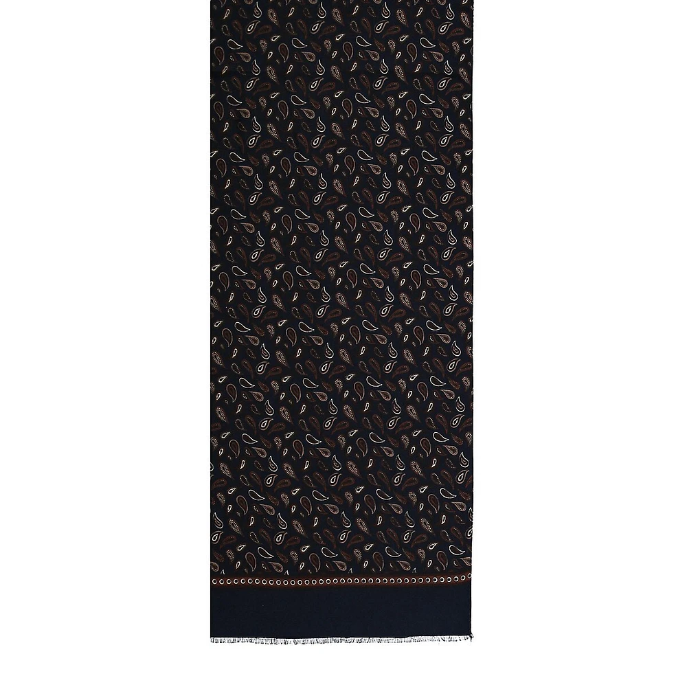 Paisley-Print Scarf