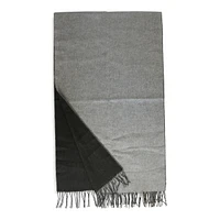 Reversible Fringed Scarf