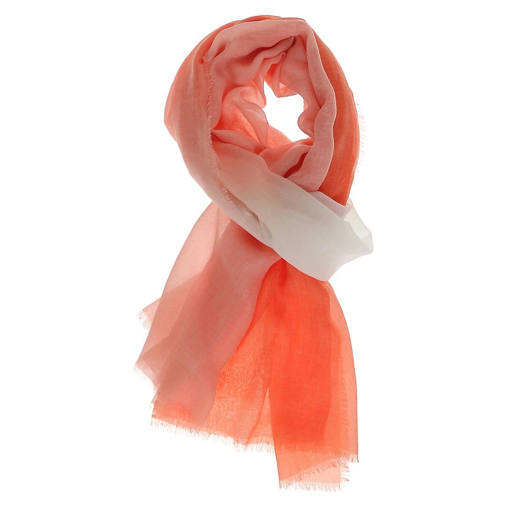 Foulard à couleur en dégradé