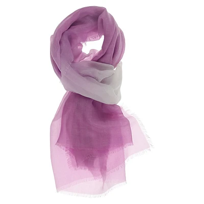 Semi-Sheer Ombré Scarf