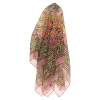 Blurred Paisley Square Scarf