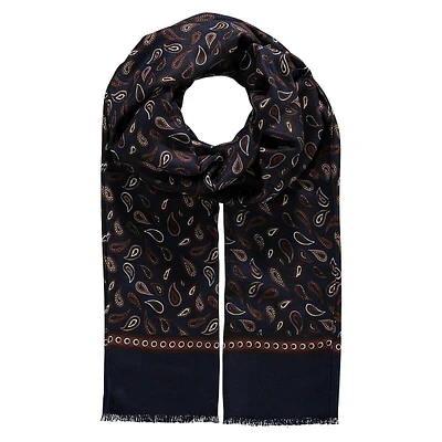 Paisley-Print Scarf