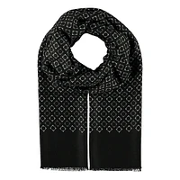 Lightweight Geometric-Print Scarf