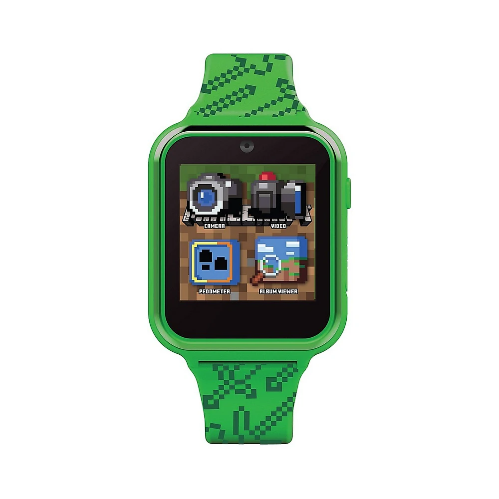 Montre intelligente interactive à écran tactile autorisée Minecraft pour enfant