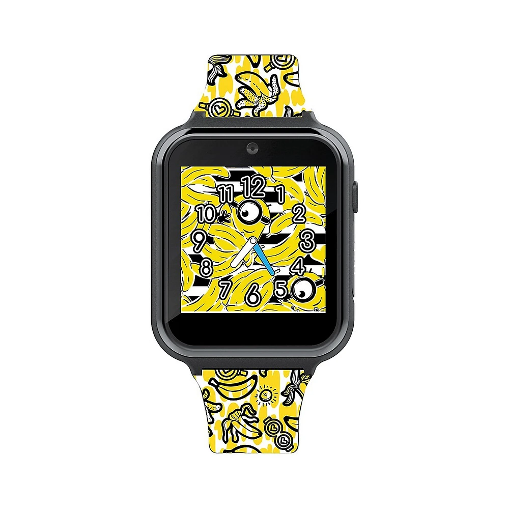 Montre intelligente interactive à écran tactile autorisée Minions pour enfant