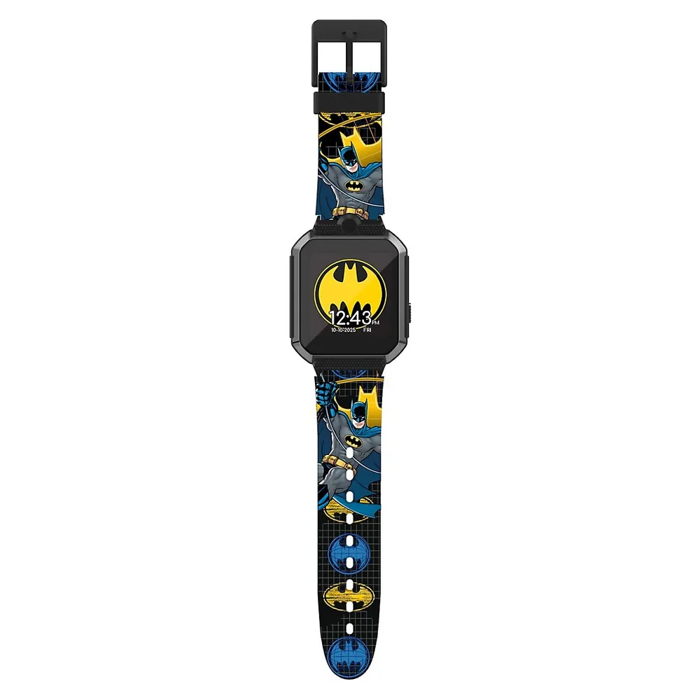 Montre intelligente interactive à écran tactile Batman pour enfants (sous licence)