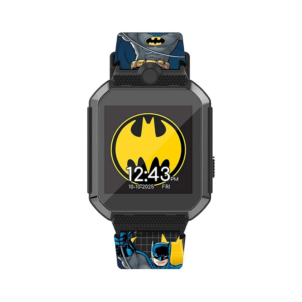 Montre intelligente interactive à écran tactile Batman pour enfants (sous licence)