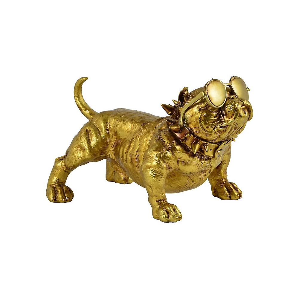 Modern Glamour Bailey Bulldog Statue