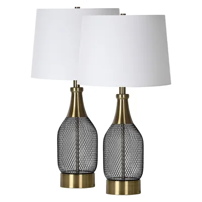 2-Piece Troy Table Lamp Set
