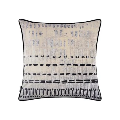 Zitsa Tribal-Inspired Velvet Throw Pillow