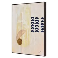 Navi Hand-Painted Textured Canvas Wall Art