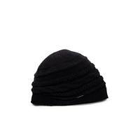 Tuque en tricot à motif chaîne Bellia