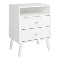 Milo 2-Drawer Tall Nightstand