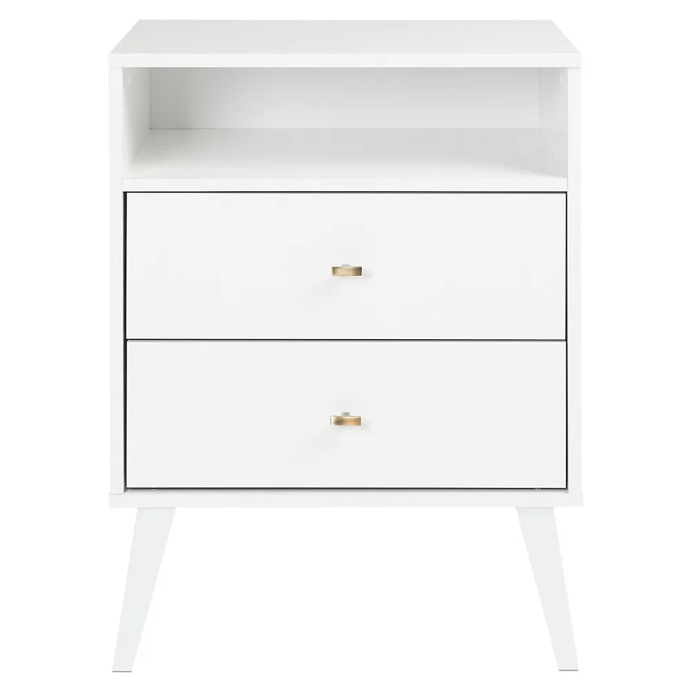 Milo 2-Drawer Tall Nightstand