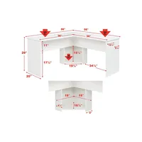 Home Office L-Shaped Desk