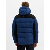 Textured Heather Puffer Jacket