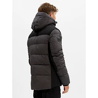 Textured Heather Puffer Jacket