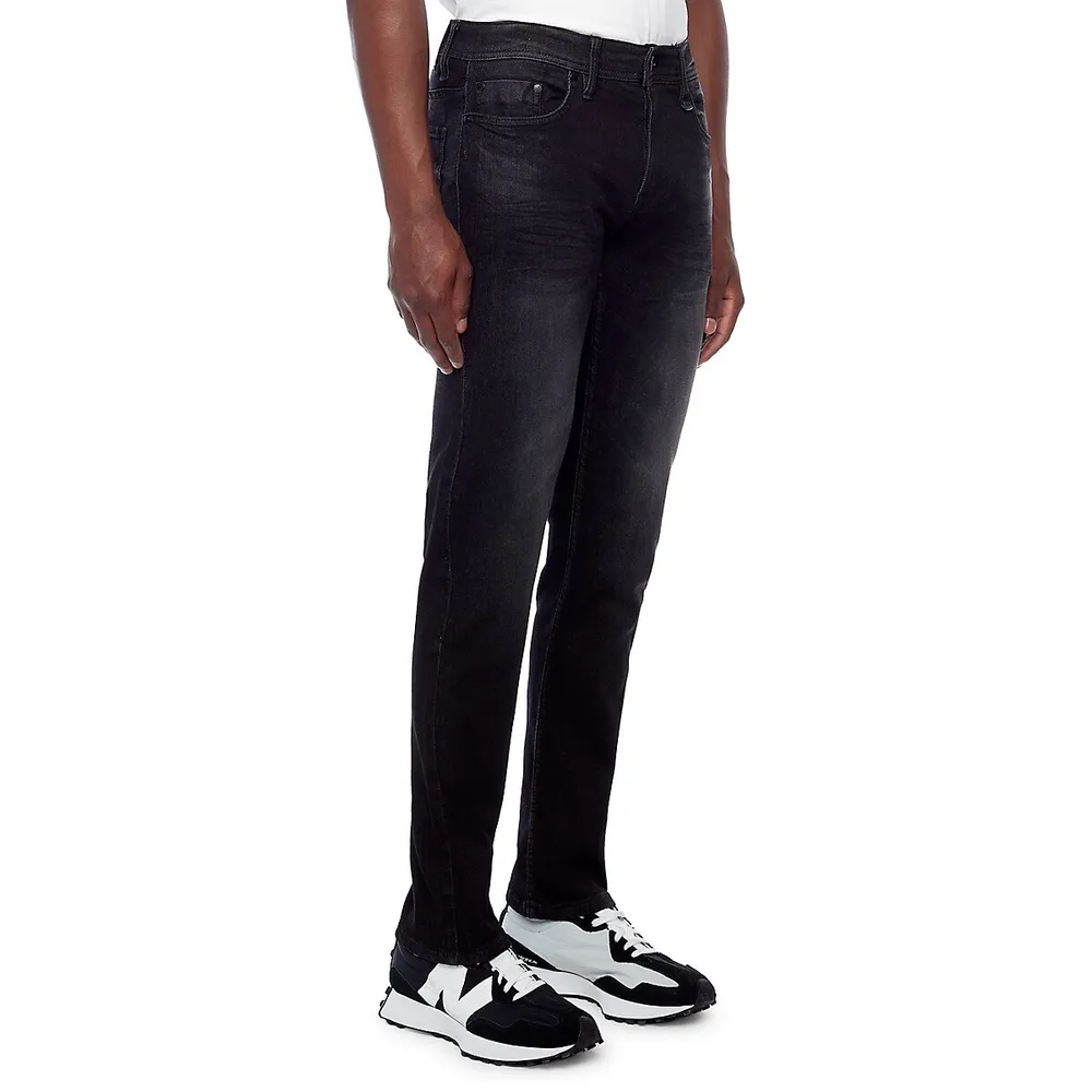 Nikko Washed Slim-Fit Jeans