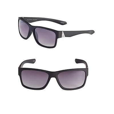 58mm Flat Top Wayfarer Sunglasses
