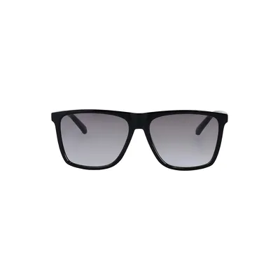 52MM Wide-Fit Square Sunglasses
