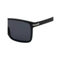 51MM Flat Top Rectangular Sunglasses