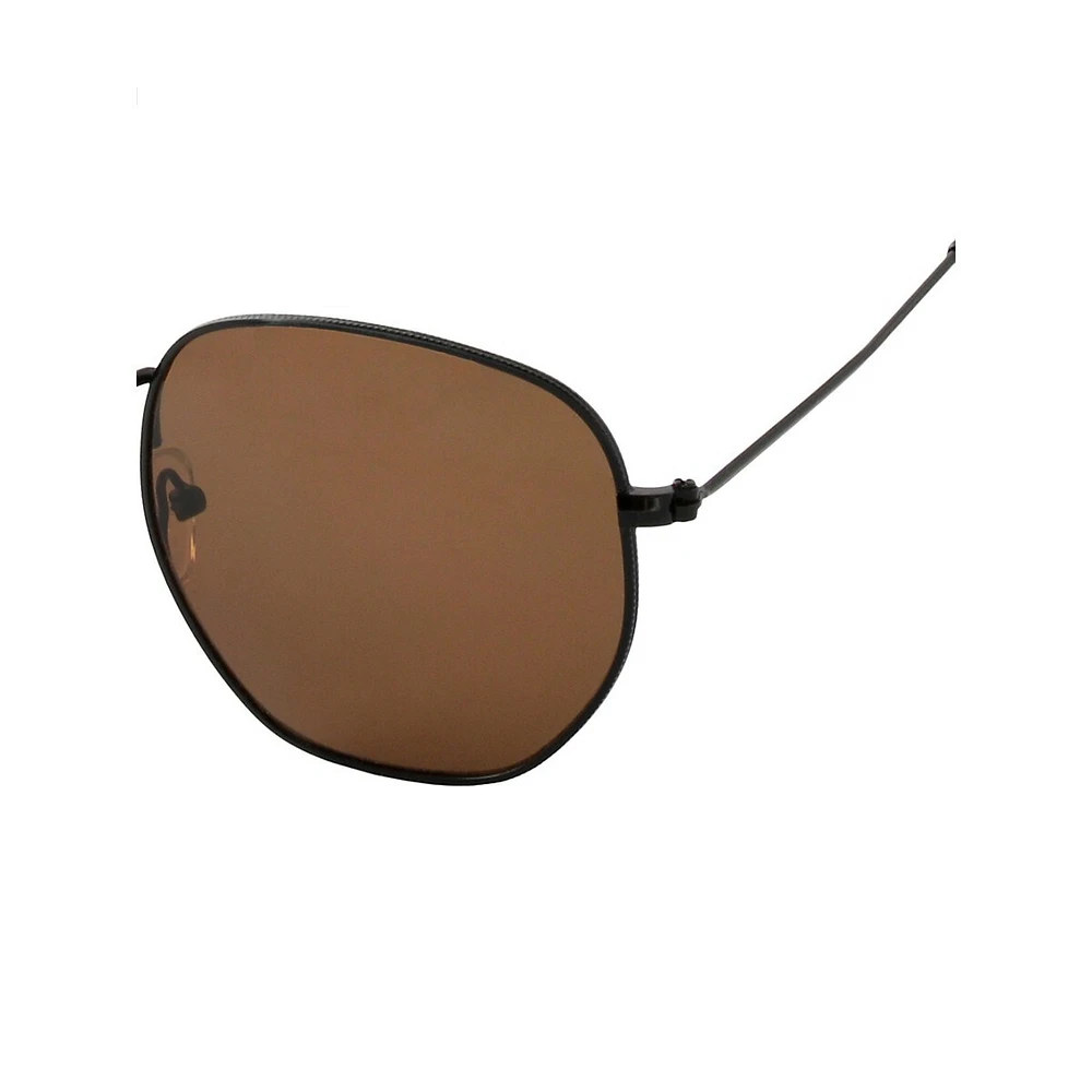 Lunettes de soleil hexagonales 52 mm