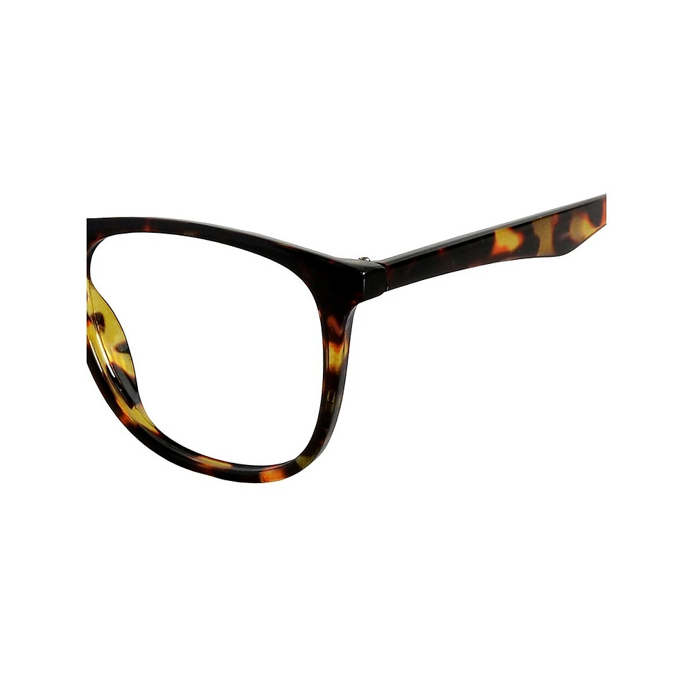 Lunettes unisexes antilumière bleue de forme carrée 50 mm