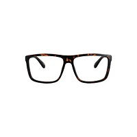 56MM Rectangular Blue Light Glasses