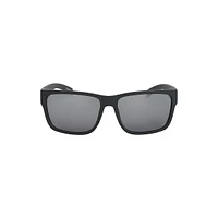 Lunettes de soleil larges polarisées rectangulaires de 59 mm