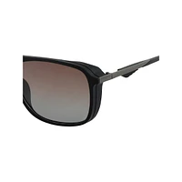 Lunettes de soleil carrées polarisées de 54 mm