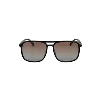 Lunettes de soleil carrées polarisées de 54 mm