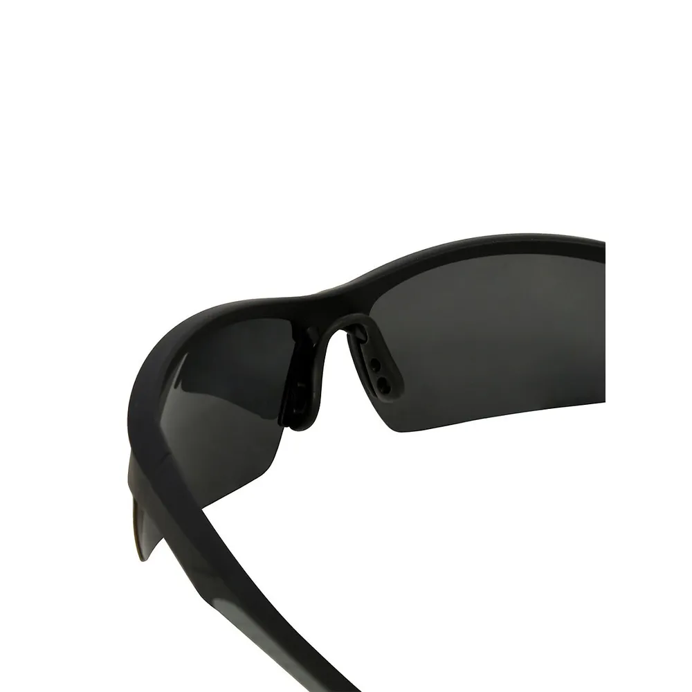 Sport Wrap Blade 73MM Polarized Sunglasses
