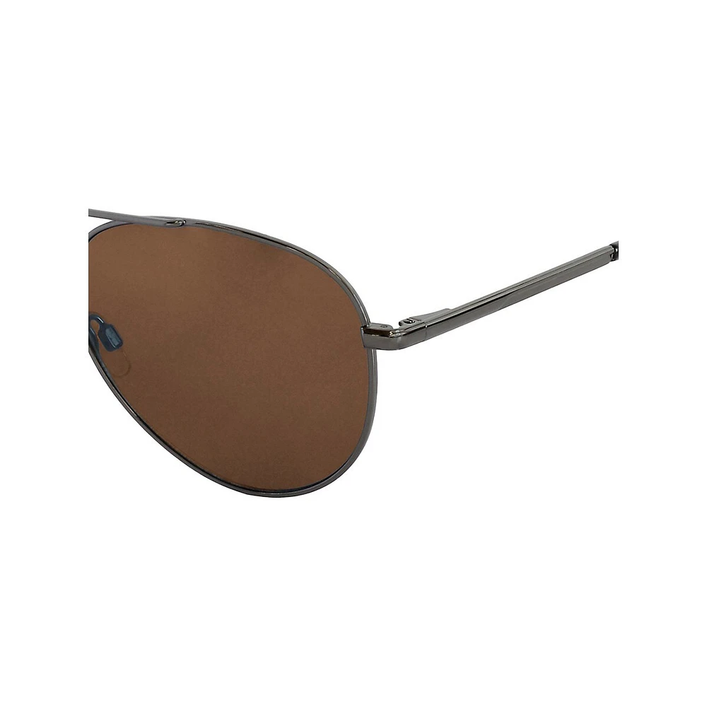 Lunettes de soleil aviateur classiques et larges, 58 mm