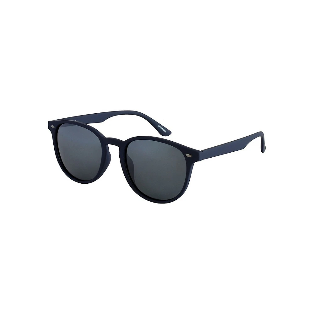 Lunettes de soleil rondes polarisées classiques, 52 mm