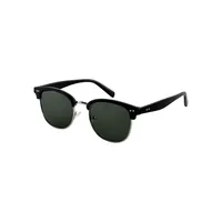 52MM Browline Wide-Fit Square Sunglasses