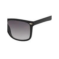 Lunettes de soleil carrées à verres dégradés, 50 mm