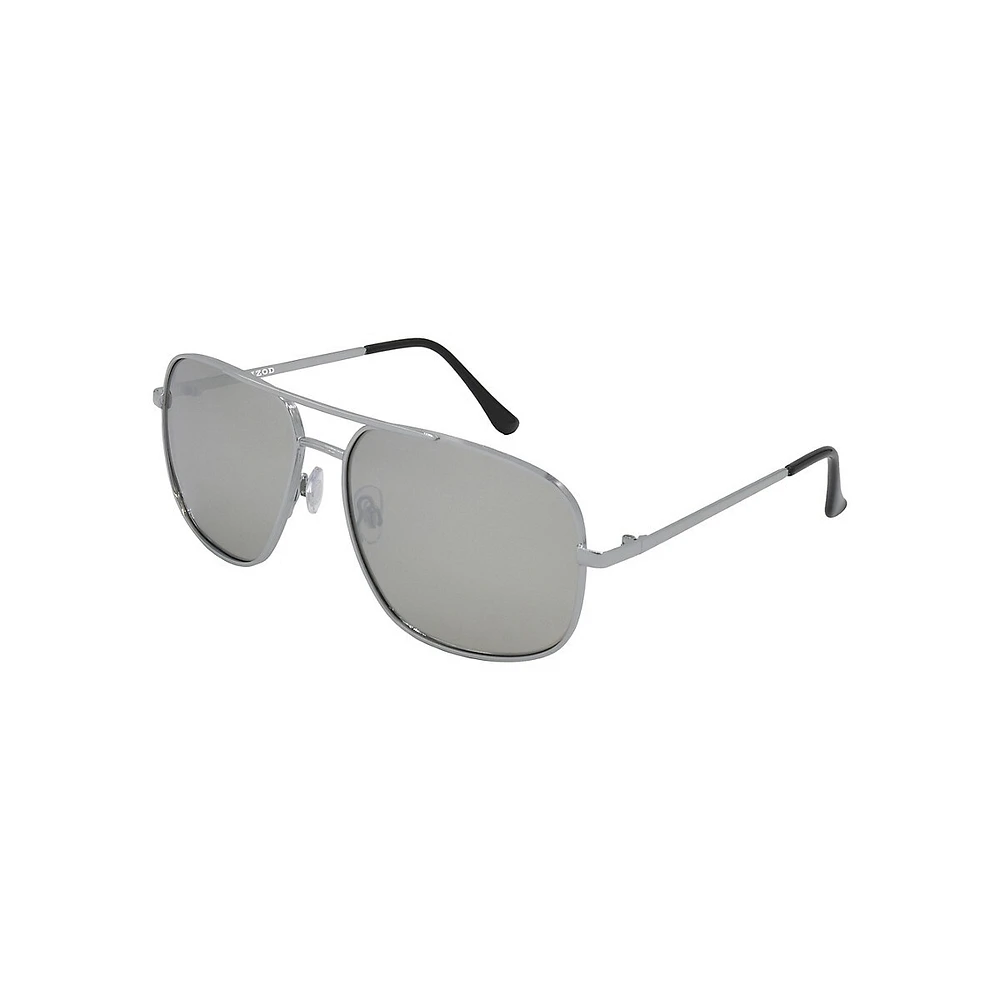Lunettes de soleil polarisées aviateur carrées modifiées 55M