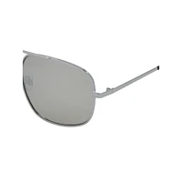 55M Modified Square Aviator Polarized Sunglasses