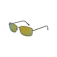 53MM Performance PolarizedRectanglular Sunglasses