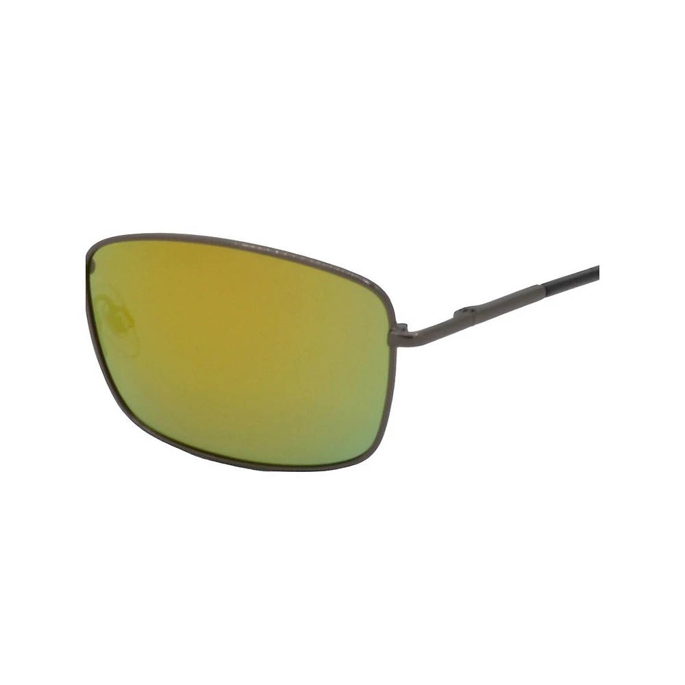 53MM Performance PolarizedRectanglular Sunglasses