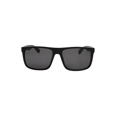 52MM Modified Rectangle Polarized Sunglasses